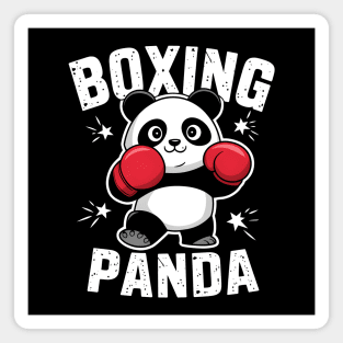 Boxing Panda – Cute Funny Panda Boxer Magnet